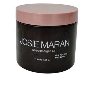 Josie Maran Whipped Argan Oil Ultra Hydrating Body Butter Unscented 13.5 oz READ